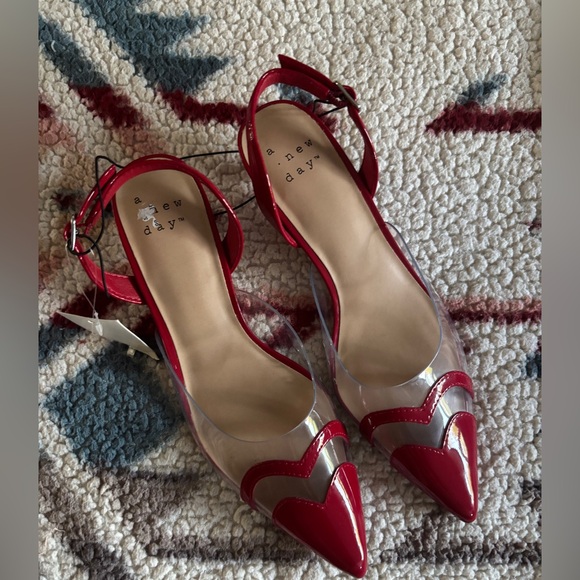 NWT a new day Sasha Buckle Slingback Heels - Picture 2 of 5